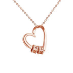 Collier Cœur Personnalisé — Argent 925 Plaqué Or 18K Bijoux de Paris