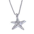 Collier Pendentif Étoile de Mer — Argent 925 Plaqué Or 18K Bijoux de Paris