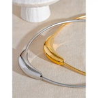 Chaîne Ras du Cou — Argent 925 Plaqué Or 18K Bijoux de Paris