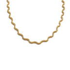 Collier Chaîne Maille Dorée — Argent 925 Plaqué Or 18K Bijoux de Paris