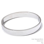 Jonc Rond Texturé Large — Argent 925 Plaqué Or 18K From Paris Jewelry