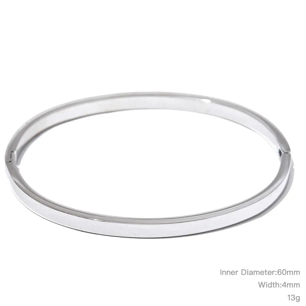 Jonc Rond Texturé Large — Argent 925 Plaqué Or 18K From Paris Jewelry